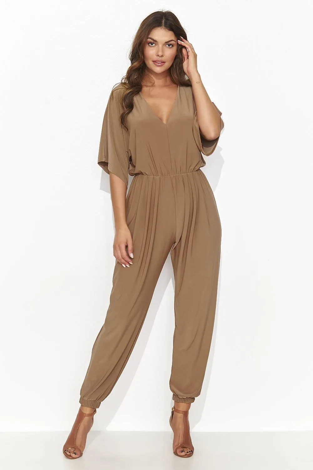 Heart-Shaped Neckline Elegant Jumpsuit