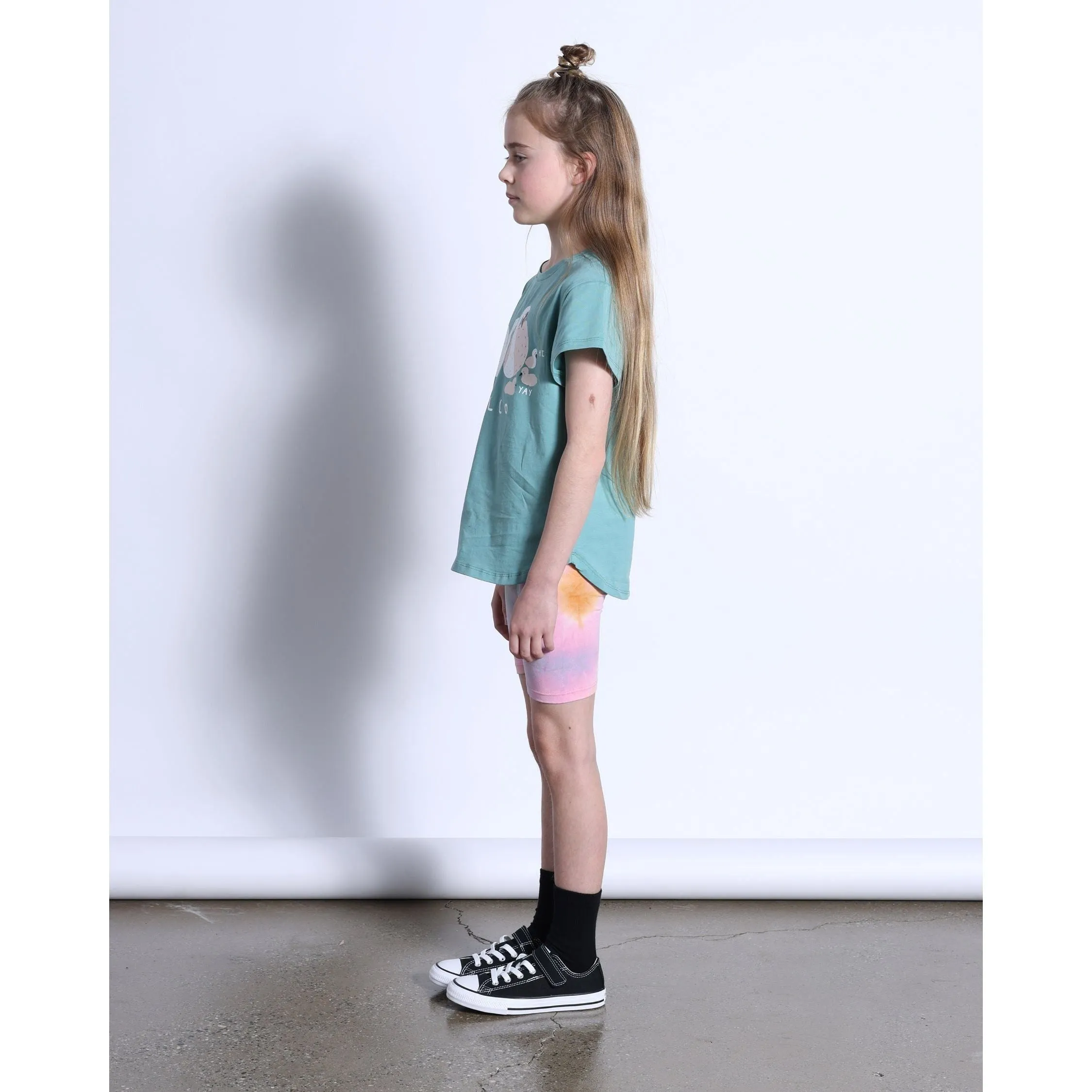 Hello Swan Tee- Emerald