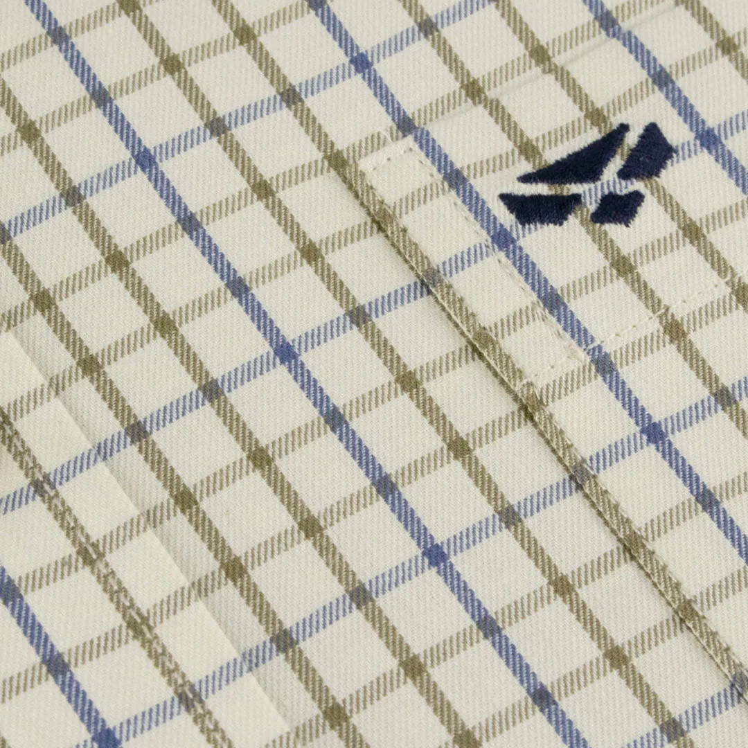 Hoggs of Fife Inverness Men's Cotton Tattersall Shirt