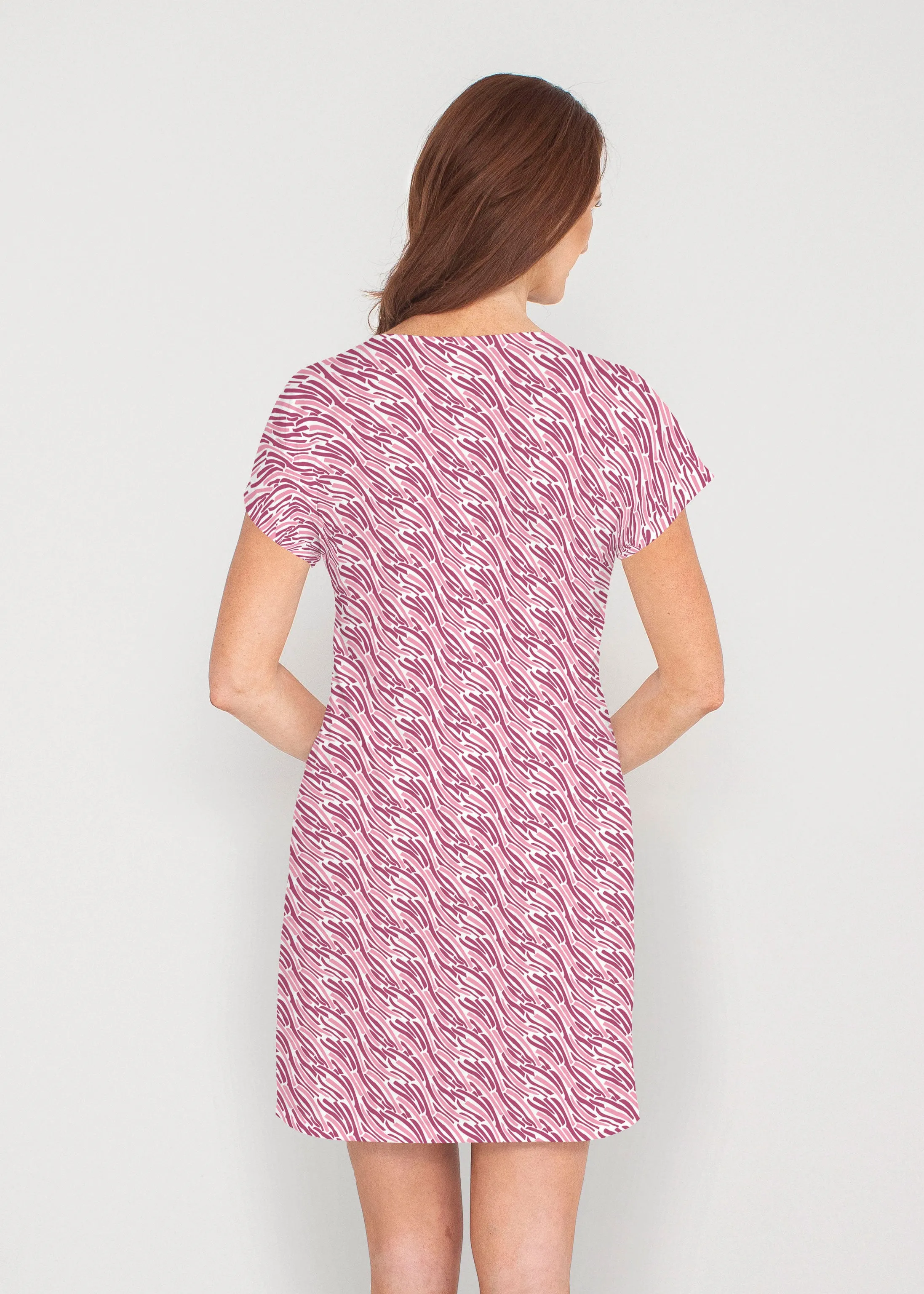 Hollyhocks (8070) ~ Lucy Tee Dress