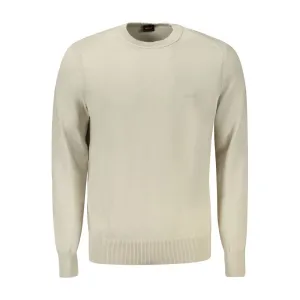 Hugo Boss Beige Cotton Men Sweater