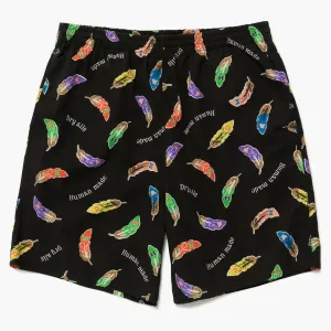 Human Made Feather Shorts Black