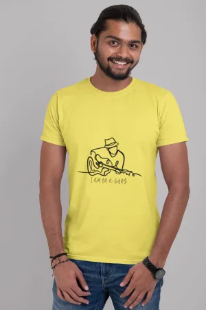 I Am On A Song Round Neck Classic T-Shirt