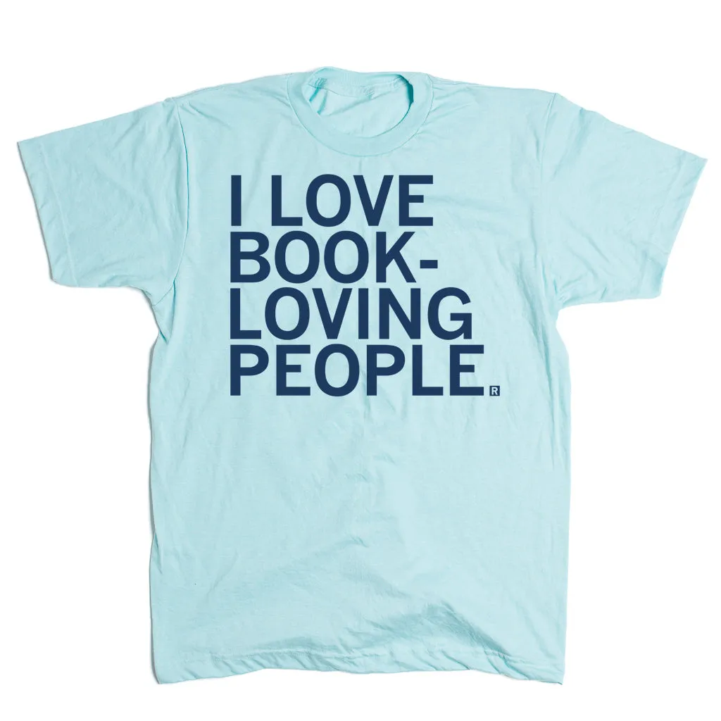 I Love Book Loving People Blue