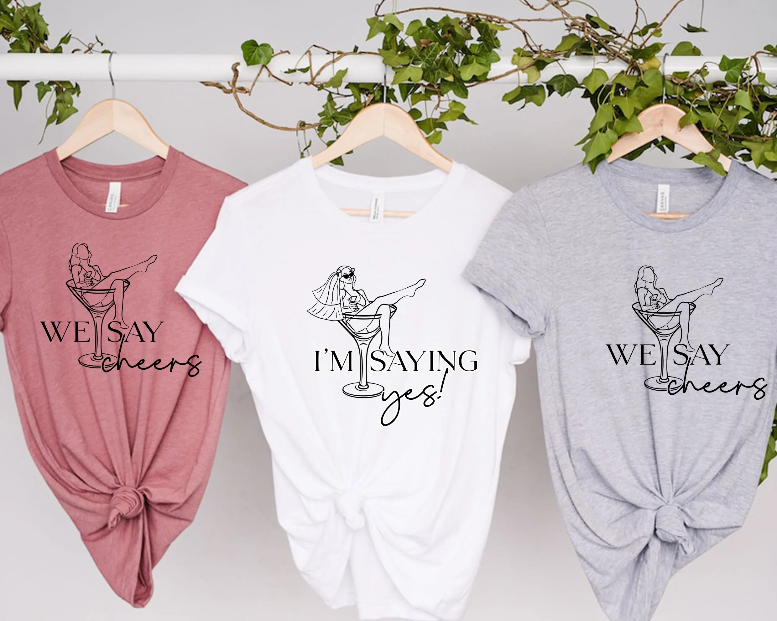 I Said Yes We Say Cheers T-Shirts - Bach Style Girls Weekend Abroad Tops