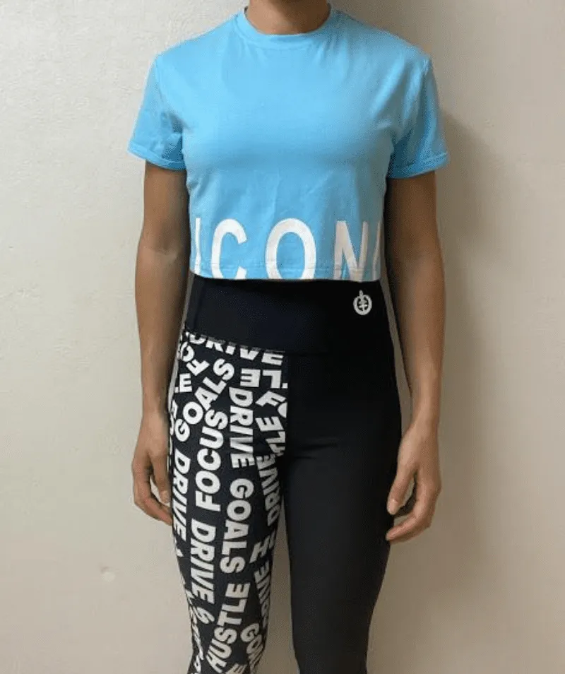 ICONI Core Crop Top | Blue