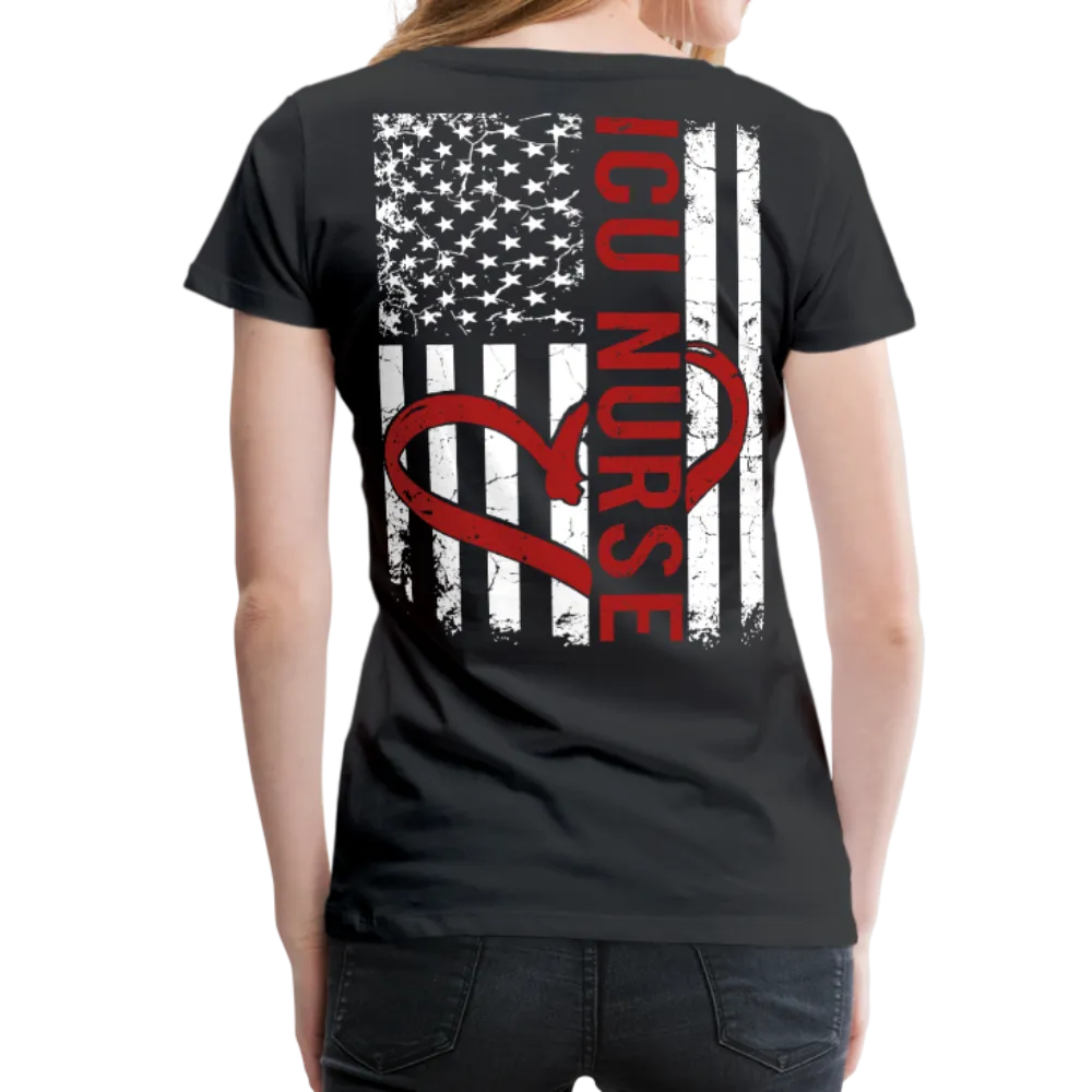 ICU Nurse Red Women’s Premium T-Shirt