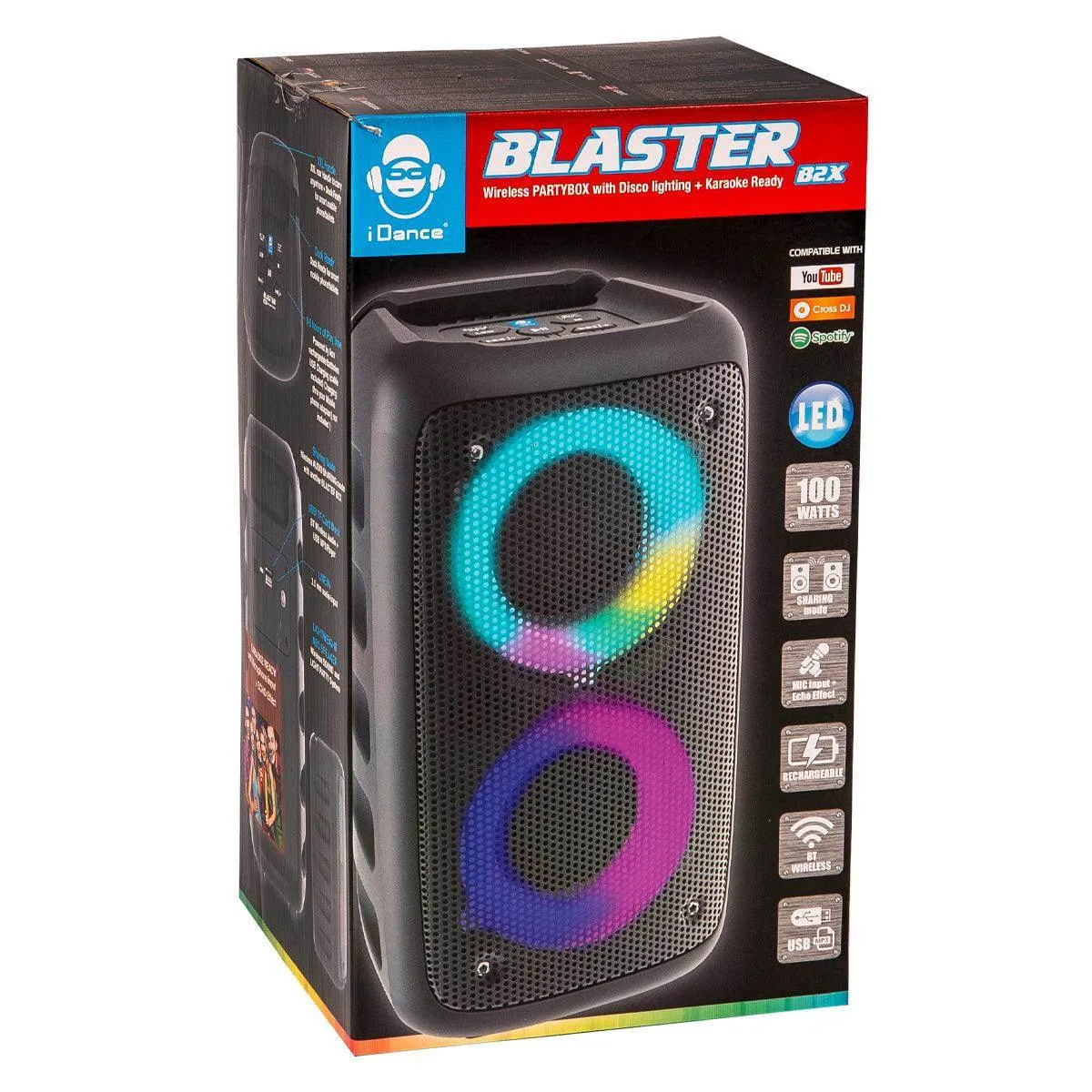 iDance Blaster BT Wireless Party Box System ~ 100W