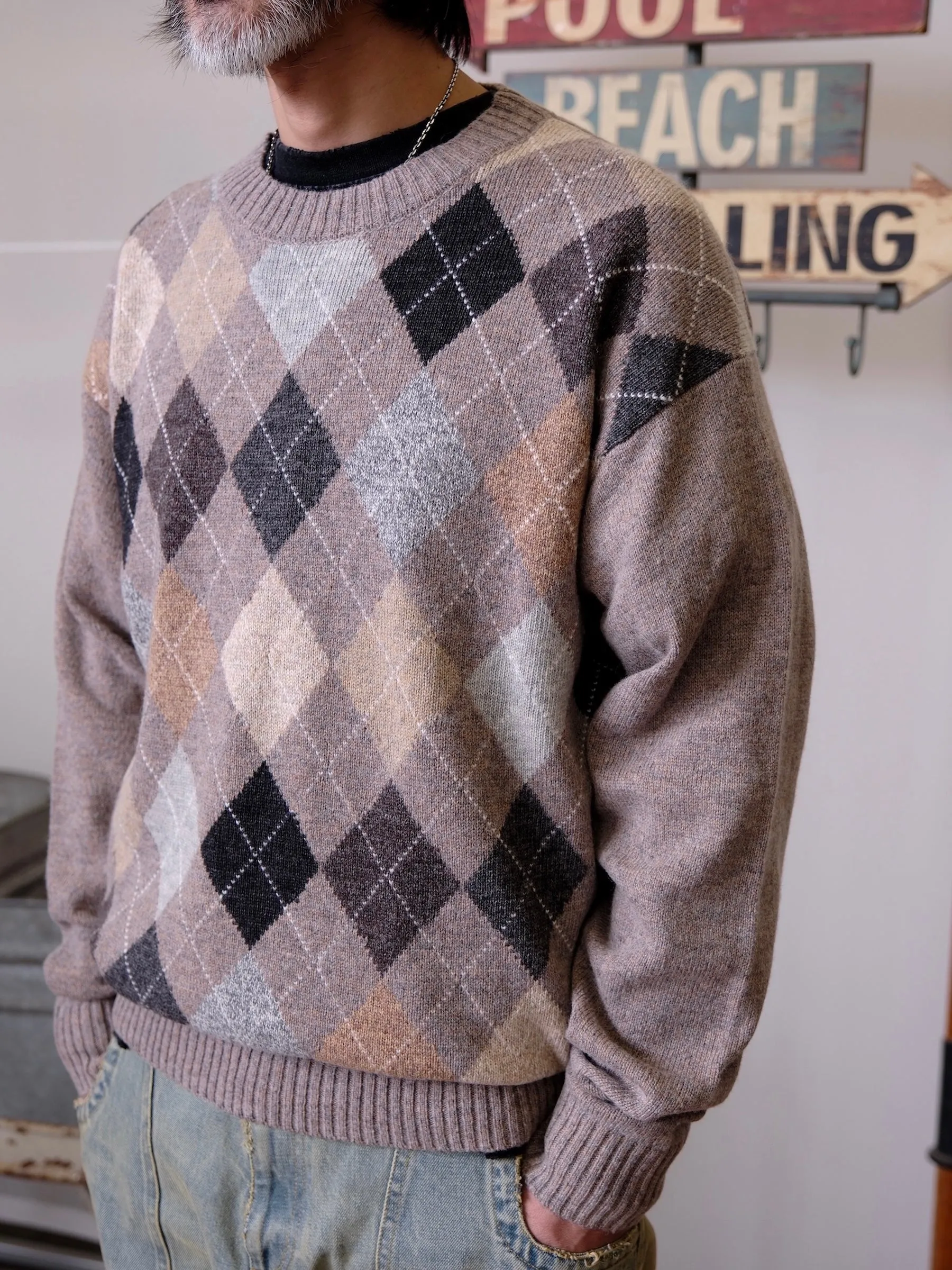 Ivy Diamond Pullover Sweater