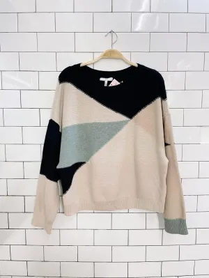 joie reverse weave wool-cashmere knit sweater