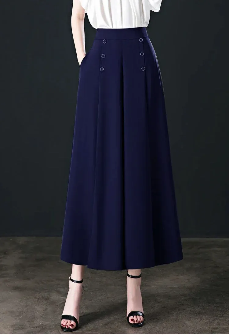 Kameya - Elegant Buttoned Pants for Women