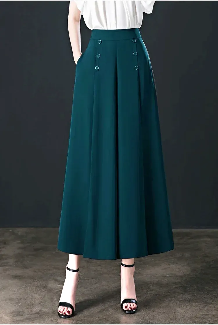 Kameya - Elegant Buttoned Pants for Women