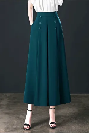 Kameya - Elegant Buttoned Pants for Women