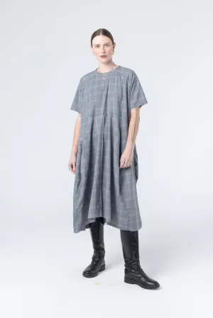 Kamikaze Dress | Slate Plaid