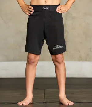 Kids' Black Jack Black Wrestling Shorts