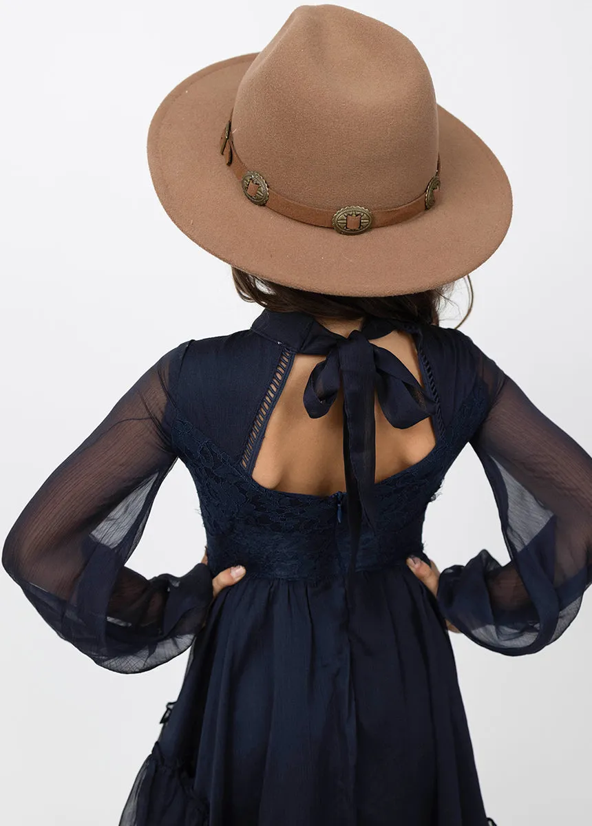 Kimaya Dress in Midnight Blue