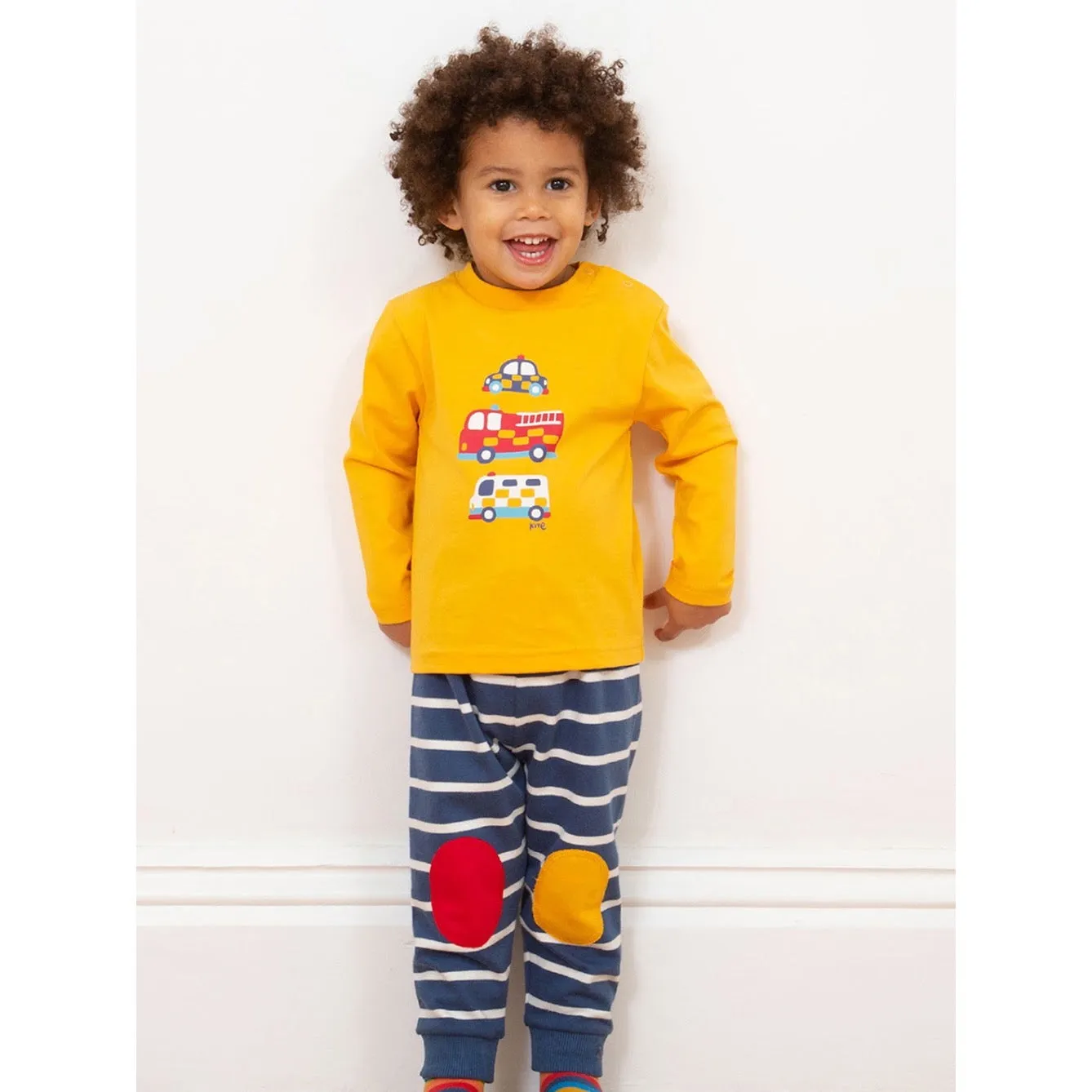Kite Stripy Infant Joggers 9673 Navy