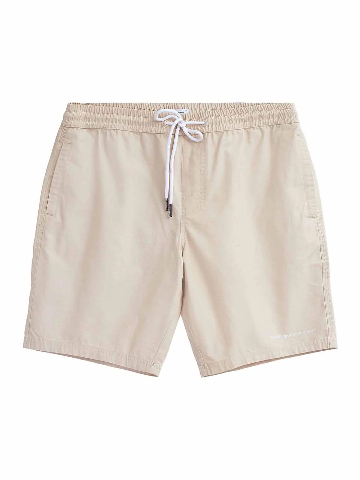 KNOWLEDGE COTTON APPAREL Boardwalk Shorts With Elastic Waist light feather gray