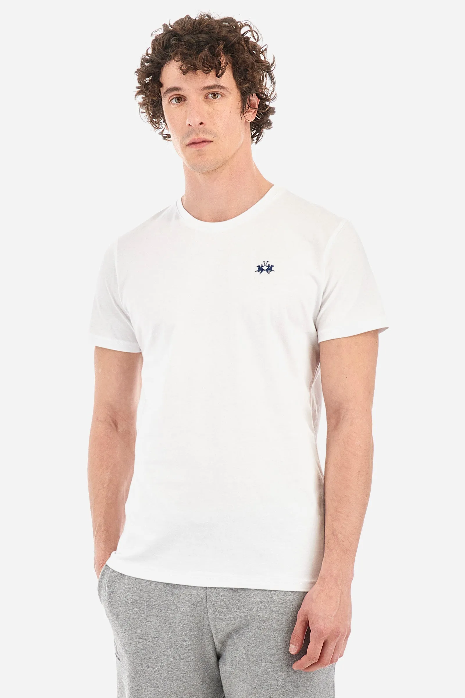 La Martina T-Shirts Regular Fit in Cotton - SERGE CCMR04-JS206