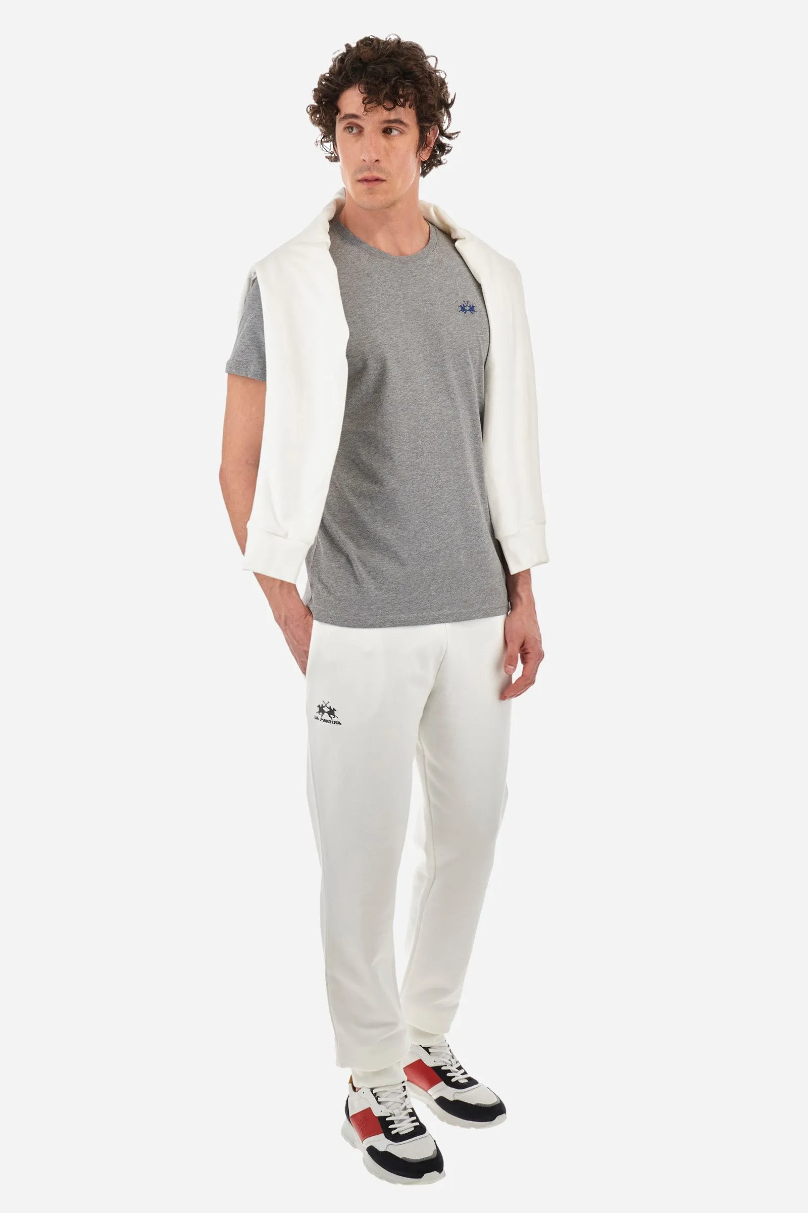 La Martina T-Shirts Regular Fit in Cotton - SERGE CCMR04-JS206