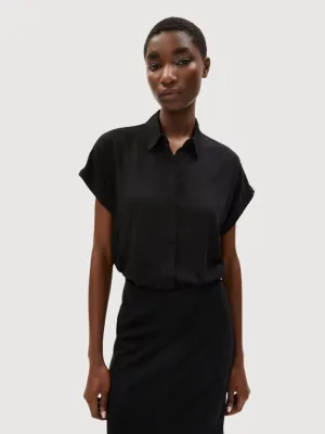 Larisaana Black Blouse Woman | Armedangels