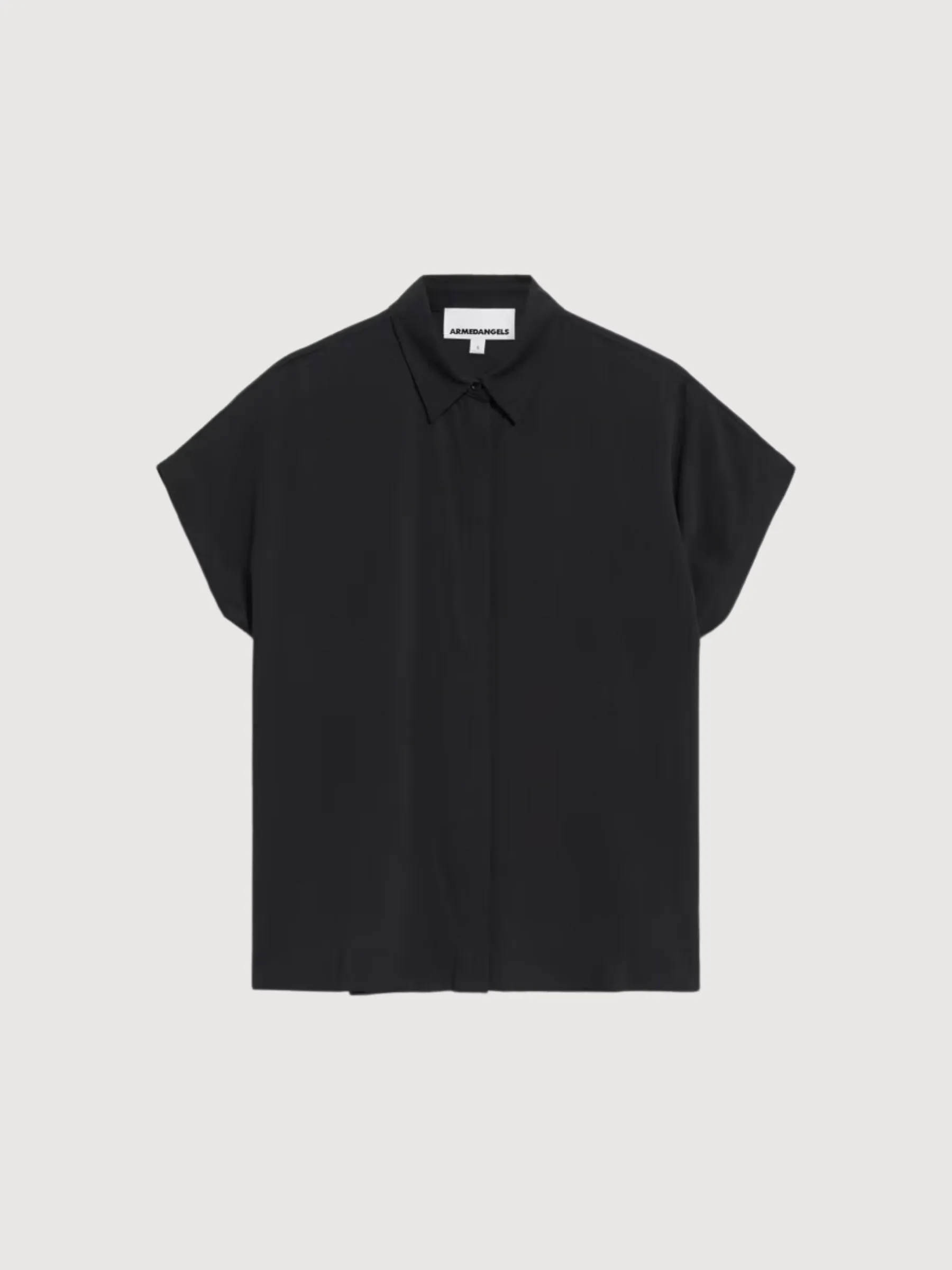 Larisaana Black Blouse Woman | Armedangels
