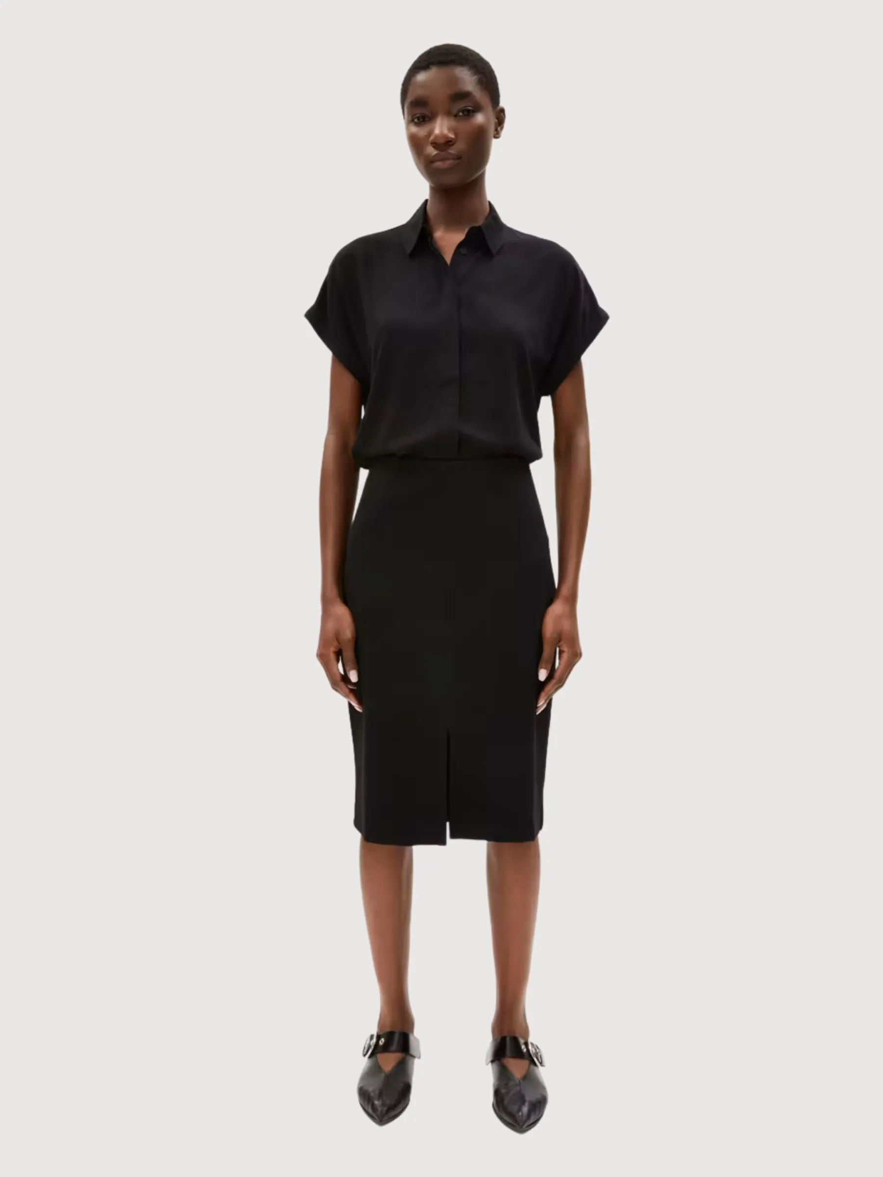 Larisaana Black Blouse Woman | Armedangels