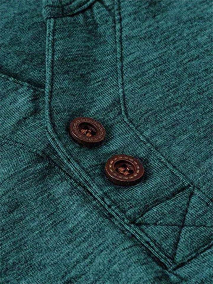 Leisure Solid Color Comfy Slim Undershirts T-shirts For Men
