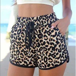 Leopard Print Shorts