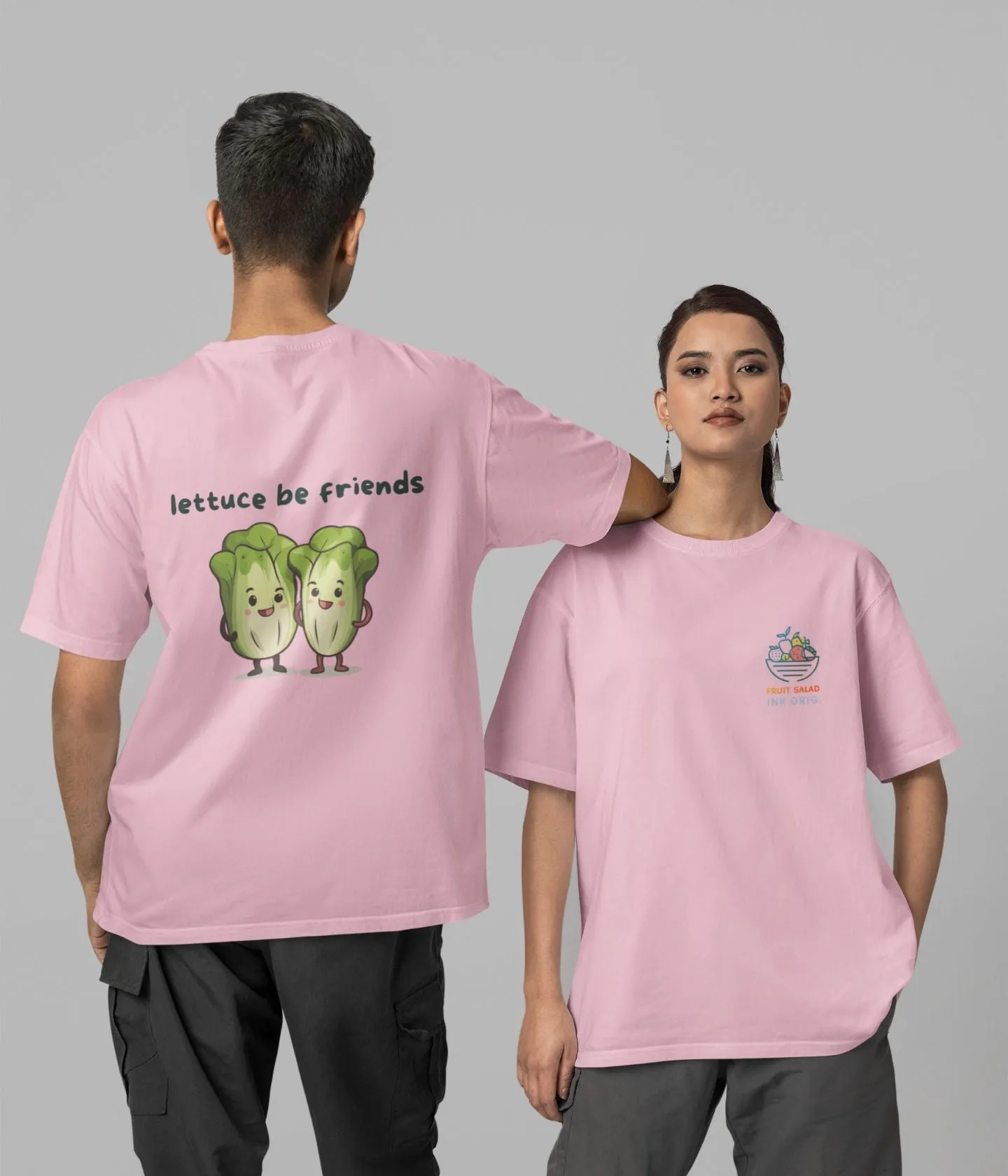 Lettuce Be Friends - Unisex Oversized Classic T-Shirt