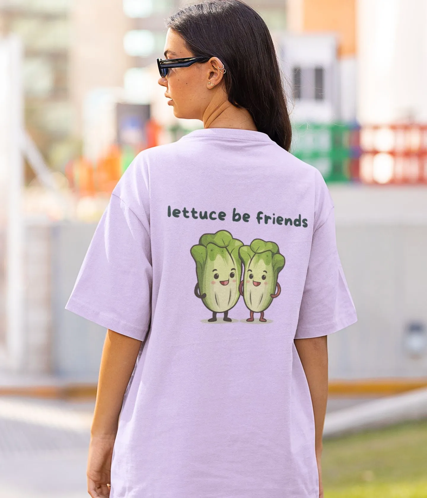Lettuce Be Friends - Unisex Oversized Classic T-Shirt