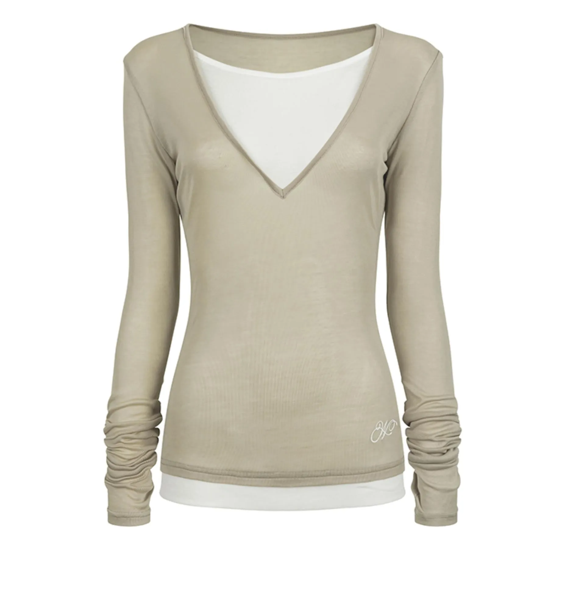 Light Airy Layered T-Shirt