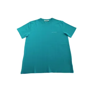 Light Blue Cotton Men T-Shirt