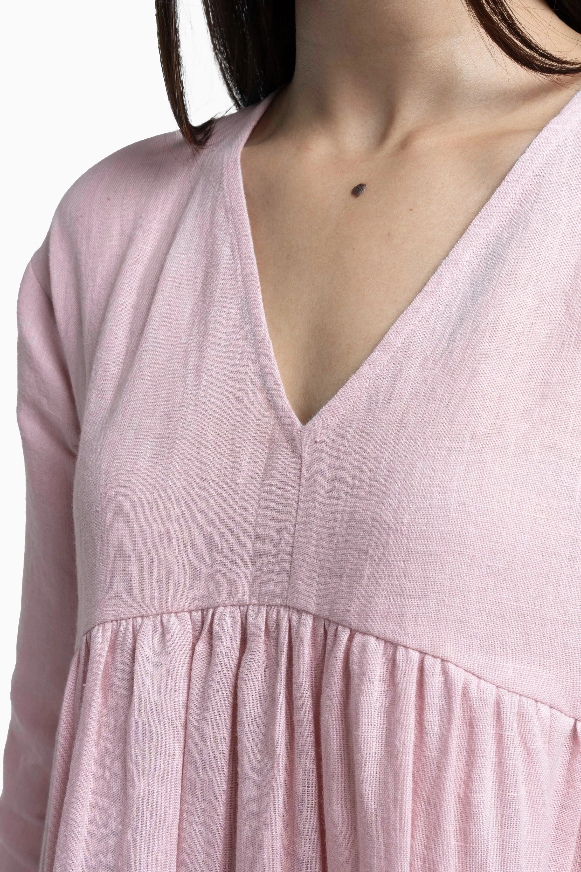 Linen Harbor Maxi Dress-Oatmeal