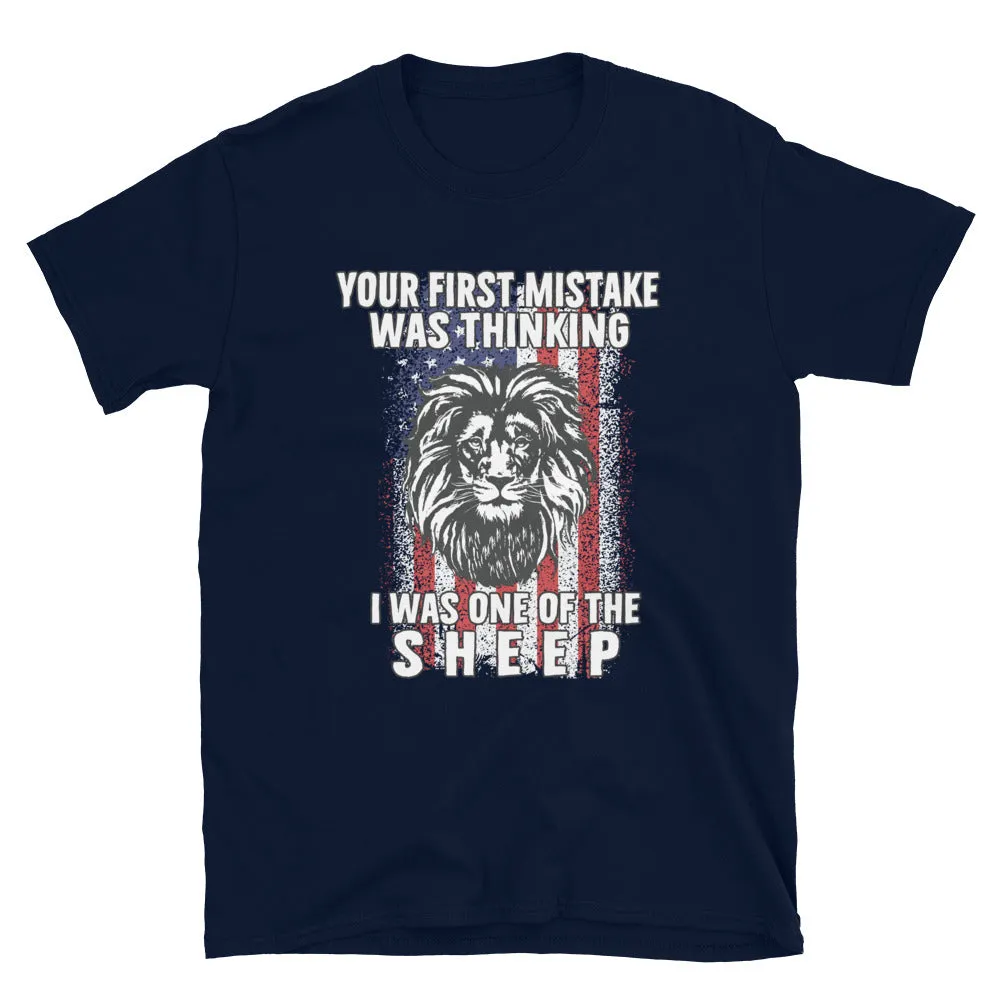 Lions not sheep Short-Sleeve Unisex T-Shirt