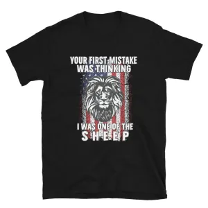 Lions not sheep Short-Sleeve Unisex T-Shirt