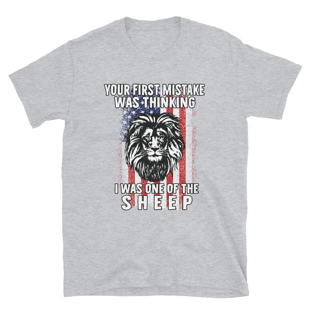 Lions not sheep Short-Sleeve Unisex T-Shirt