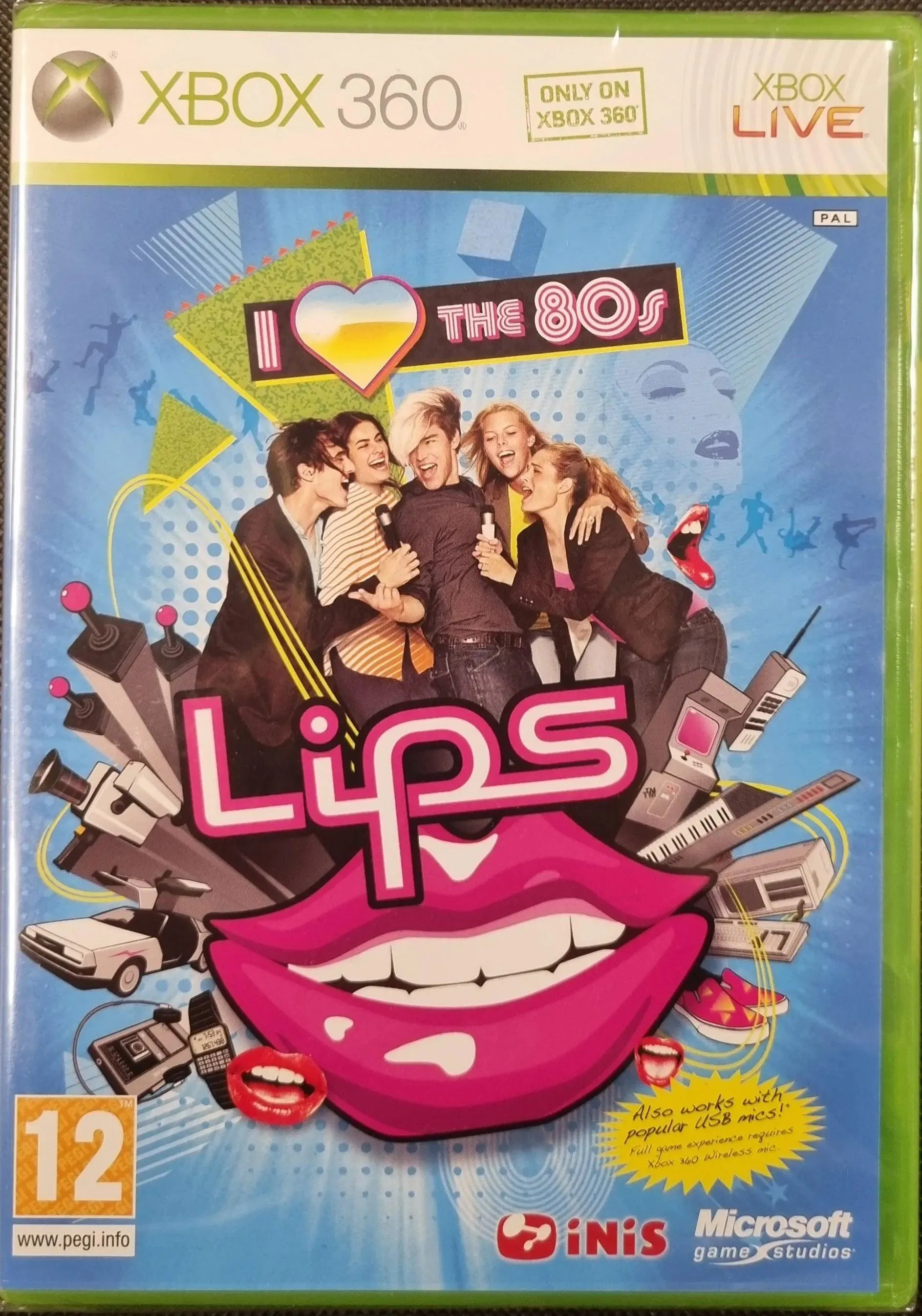 Lips I love the 80s (forseglet)