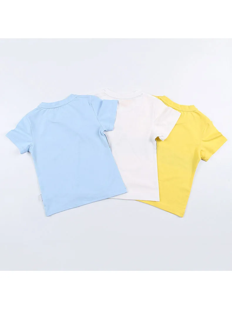 Little Boys Shark White T-shirt
