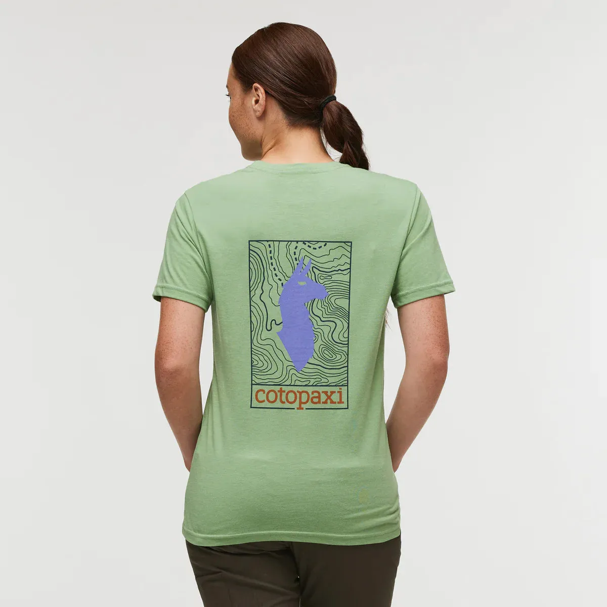 Llama Map Organic T-Shirt (Women's) - Past Season