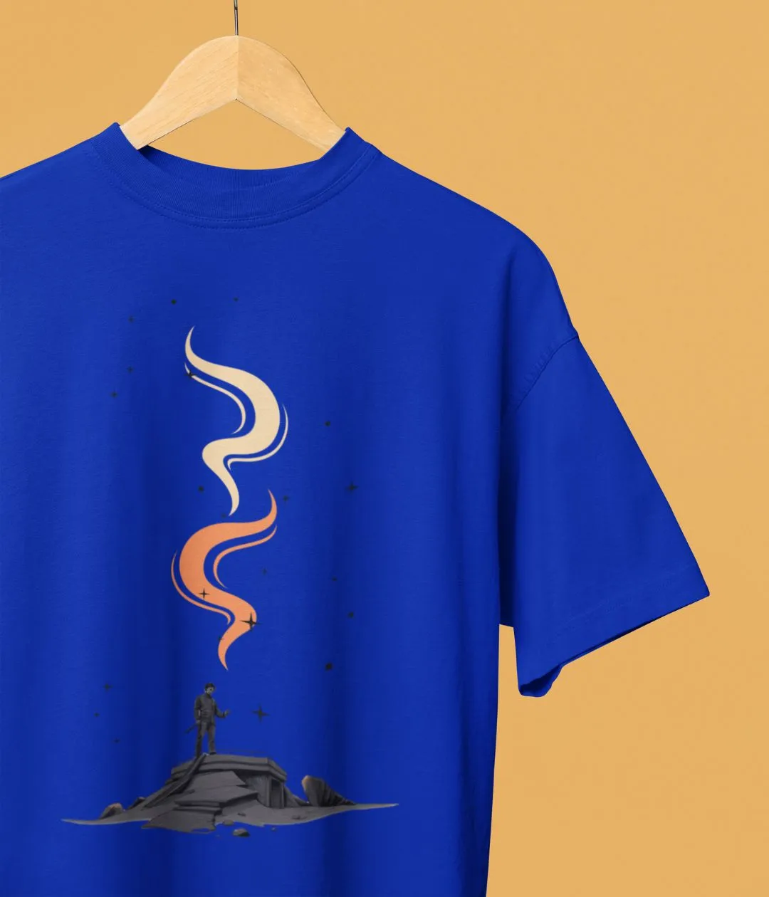 Lone Inferno - Oversized Classic T-Shirt - Dark