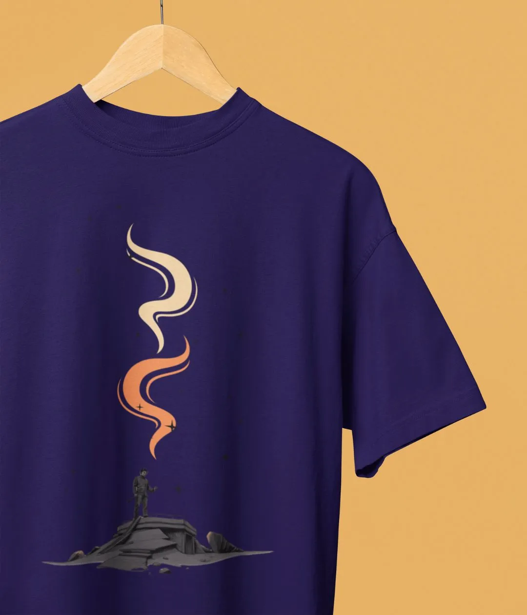 Lone Inferno - Oversized Classic T-Shirt - Dark