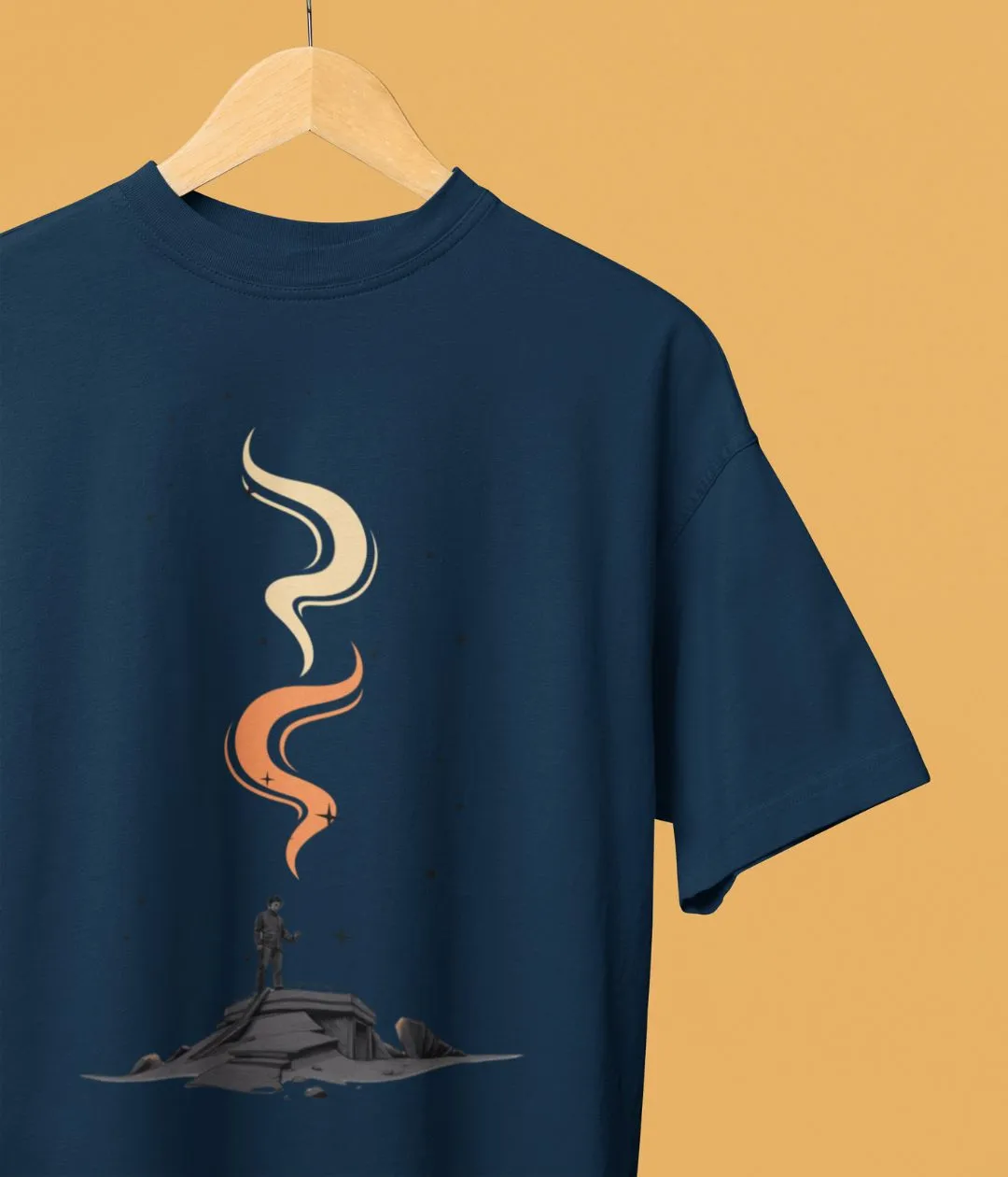 Lone Inferno - Oversized Classic T-Shirt - Dark