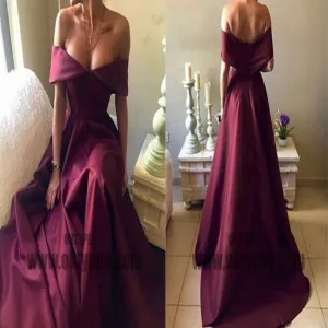 Long Mermaid Prom Dresses, Off-shoulder Prom Dresses, Backless Prom Dresses, Charming Prom Dresses, TYP0349