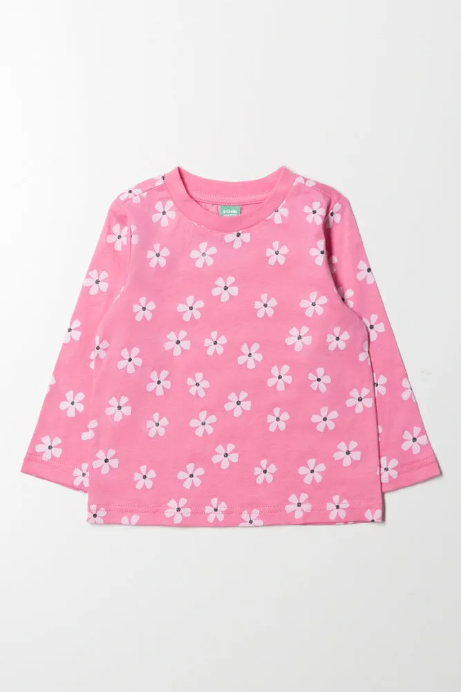 Long Sleeve T-Shirt Pink