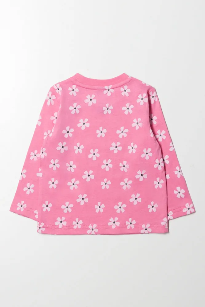 Long Sleeve T-Shirt Pink