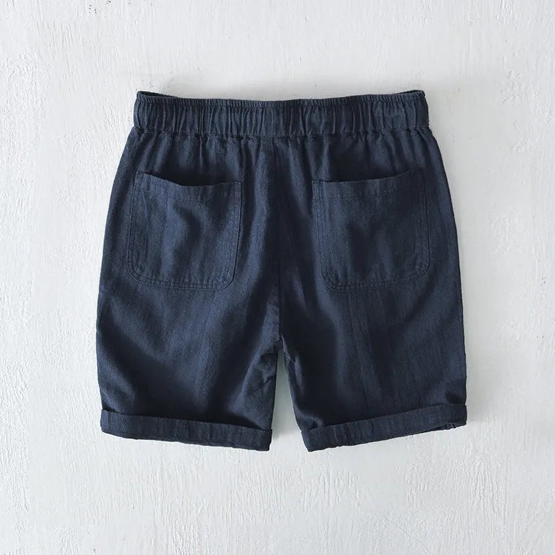 Lorenzo Vitali Ocean Breeze Linen Shorts