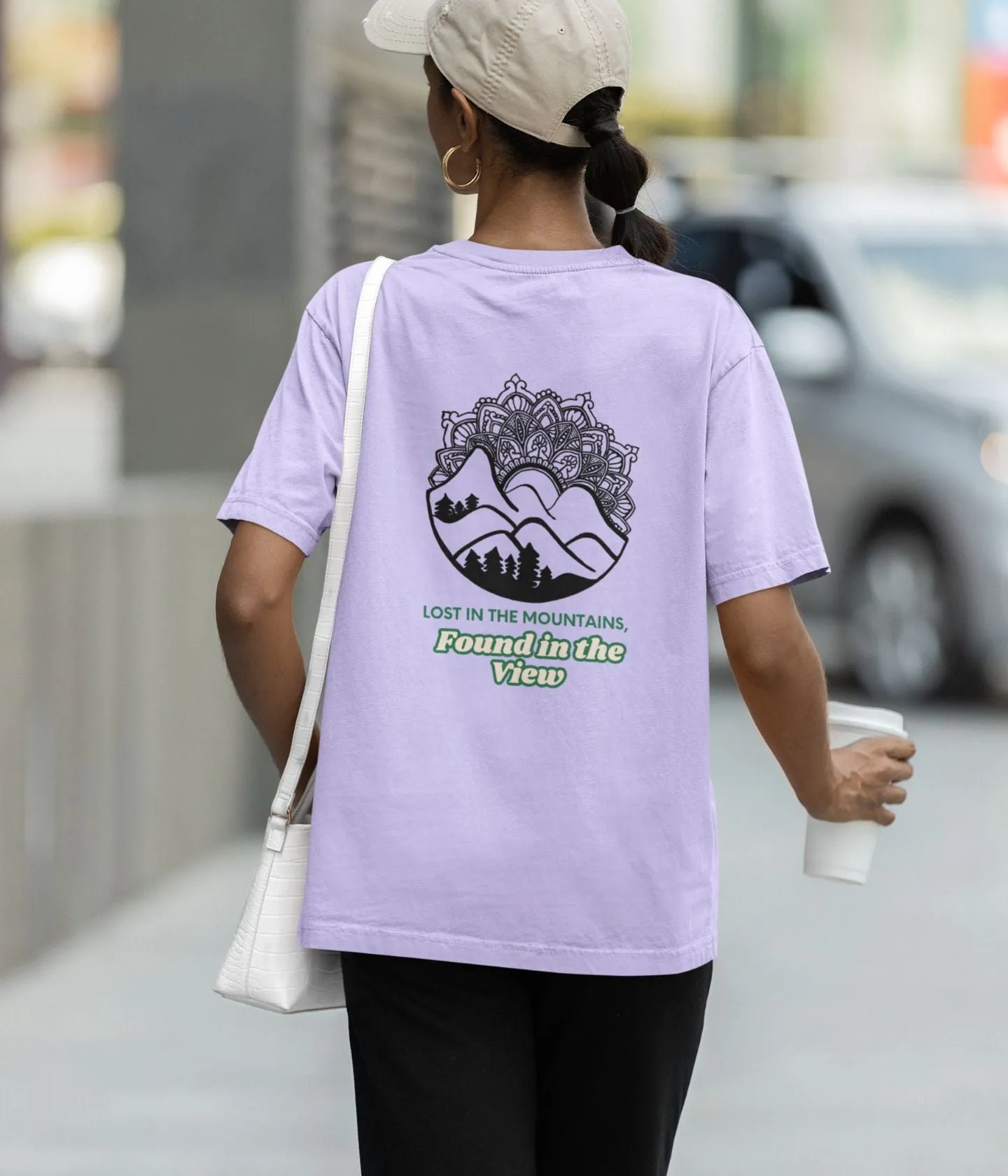 Lost In The Mountains - Terry Oversized T-Shirt