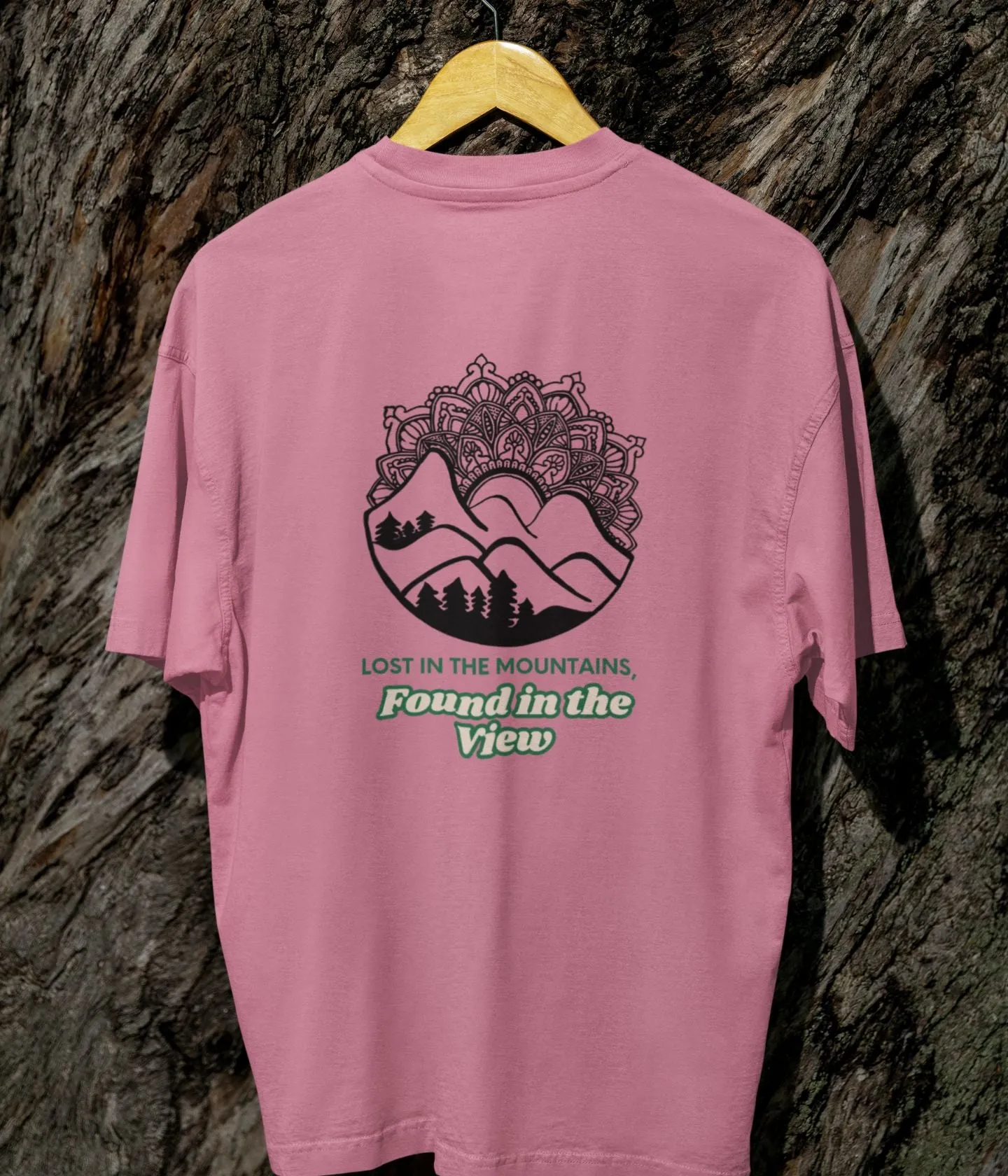 Lost In The Mountains - Terry Oversized T-Shirt