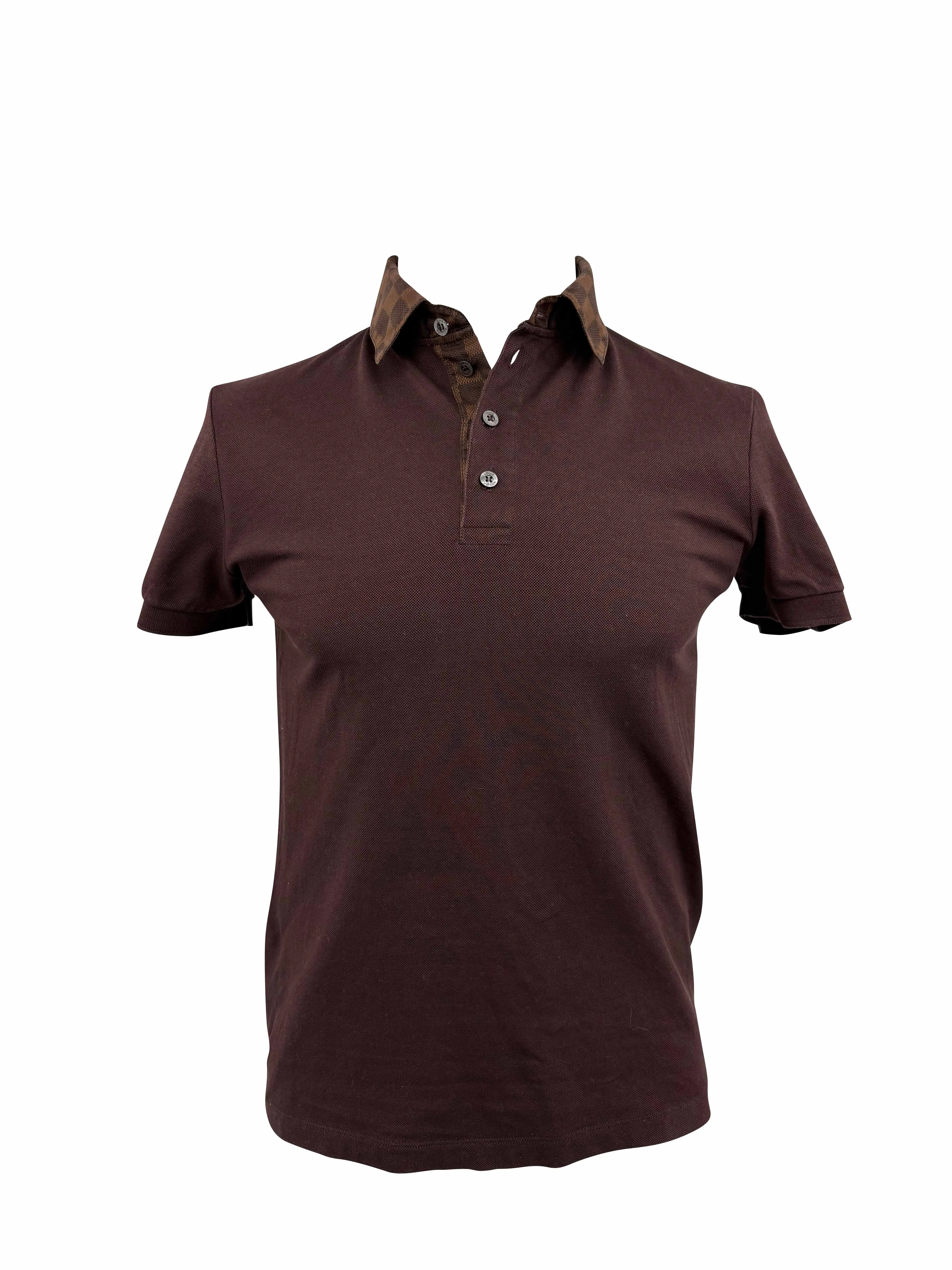 Louis Vuitton Damier Collar Polo - Ebene